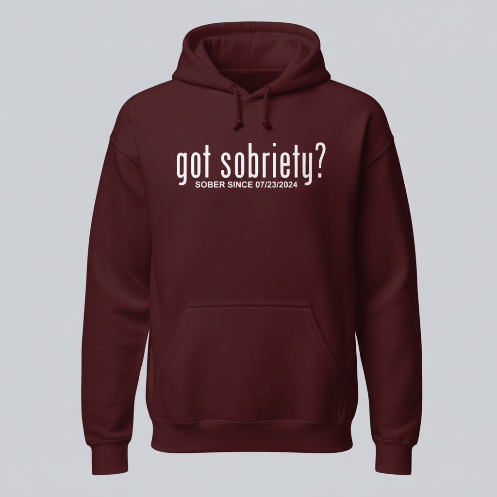 Recovery Hoodie | Women’s Got Sobriety Hoodie with Custom Date