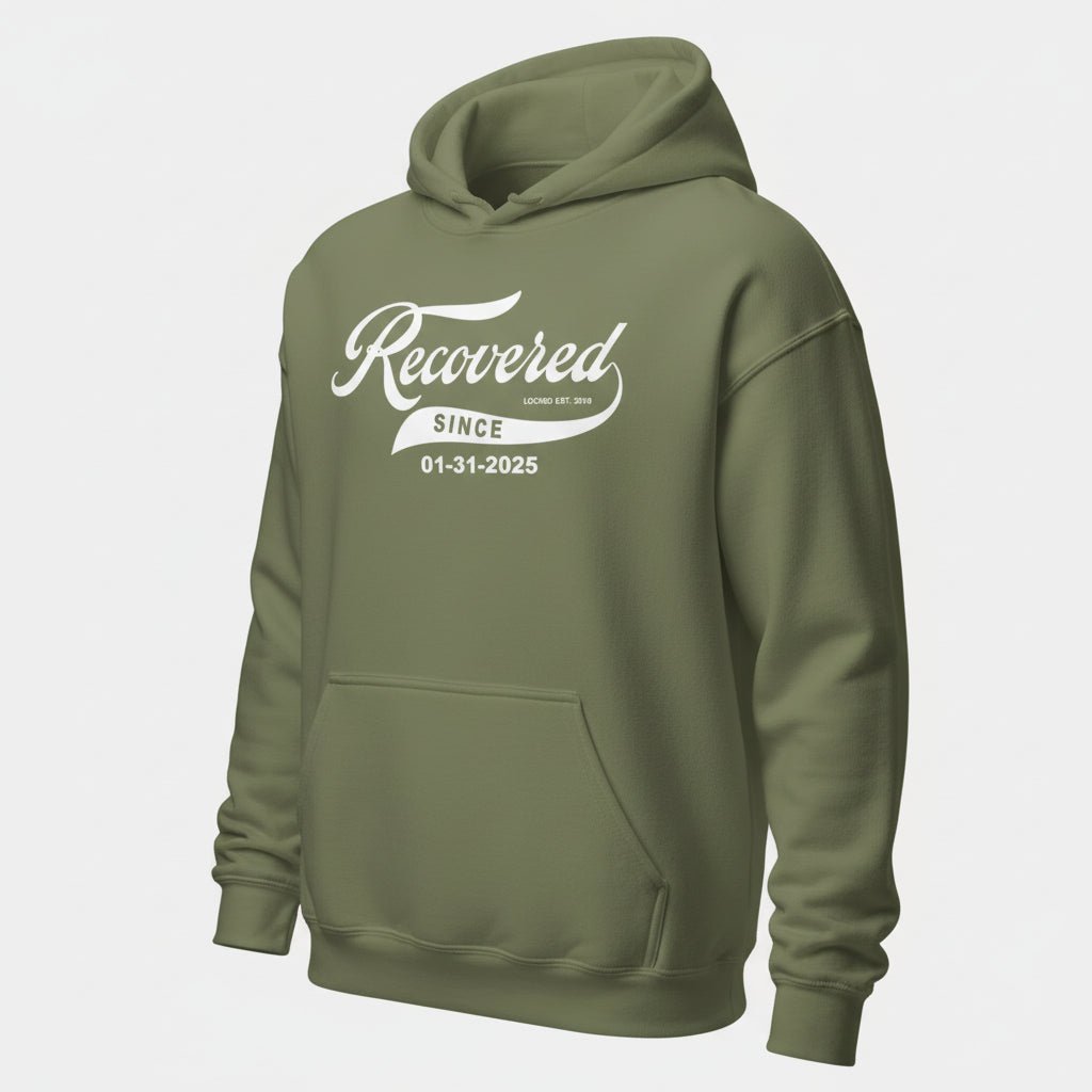 Recovered Since Recovery Hoodie graphic detail (view 24)