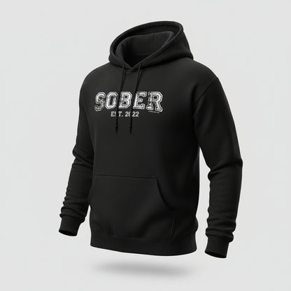 Women's Sober Est. Hoodie w/ Personalized Sobriety Year Hoodie