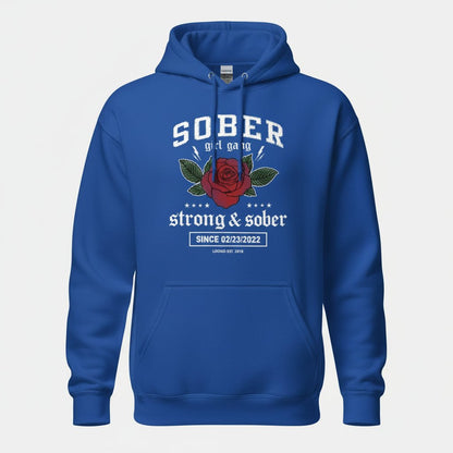 Recovery Hoodie | Sober Girl Gang Strong & Sober Crest