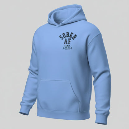 relaxed sober merchandise recovery hoodie