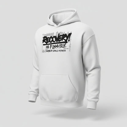 Recovery Is Possible for Women Recovery Hoodie close-up view (view 32)