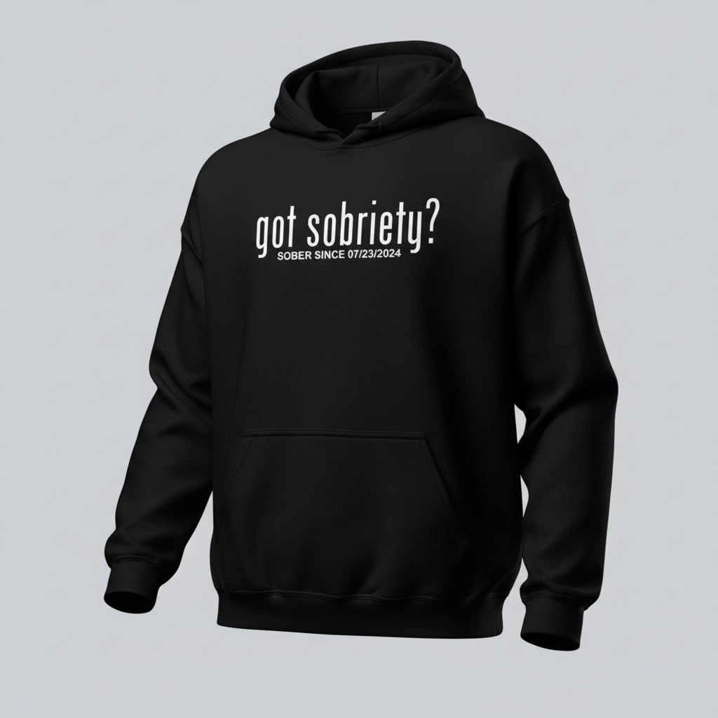 Recovery Hoodie | Women’s Got Sobriety Hoodie with Custom Date