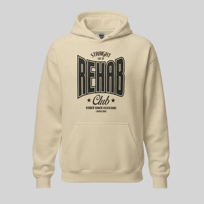 Recovery Hoodie | Men's Rehab Hoodie with Personalized Date