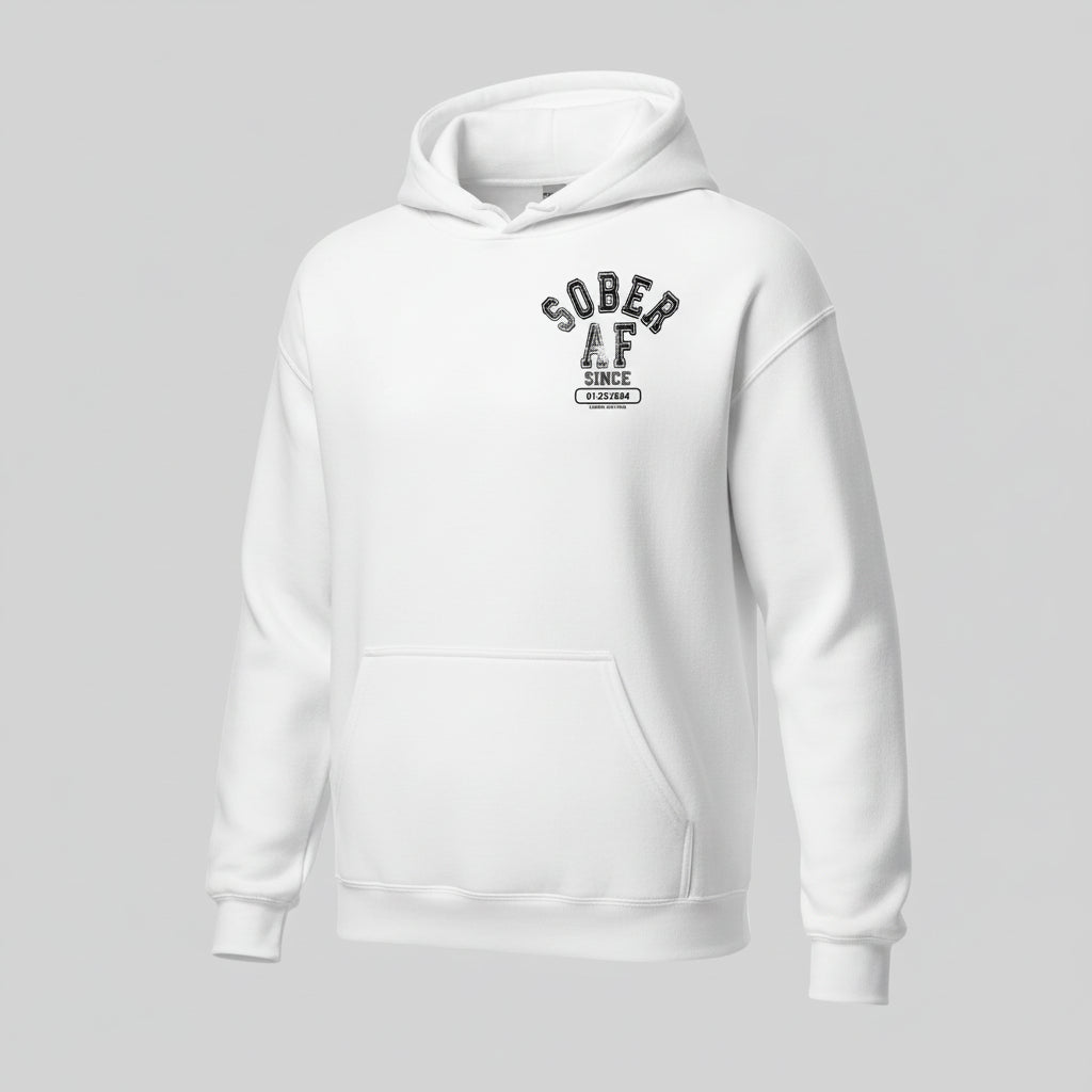 durable sober merchandise recovery hoodie