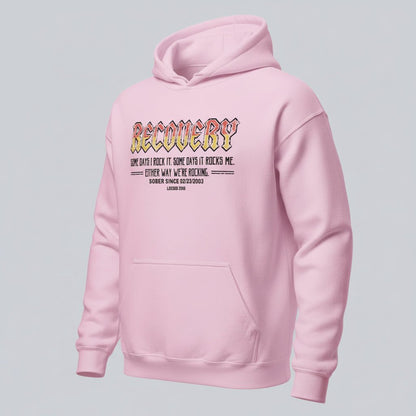 Recovery Hoodie | Women's Recovery Rock Hoodie with Personalized Date