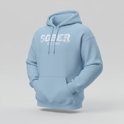 Women's Sober Est. Hoodie w/ Personalized Sobriety Year Hoodie