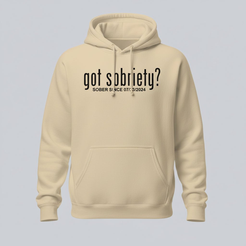 Recovery Hoodie | Women’s Got Sobriety Hoodie with Custom Date