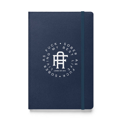 Sober AF Hardcover Notebook