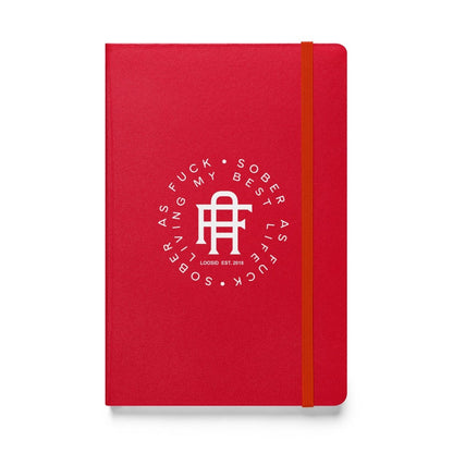 Sober AF Hardcover Notebook