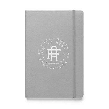 Sober AF Hardcover Notebook