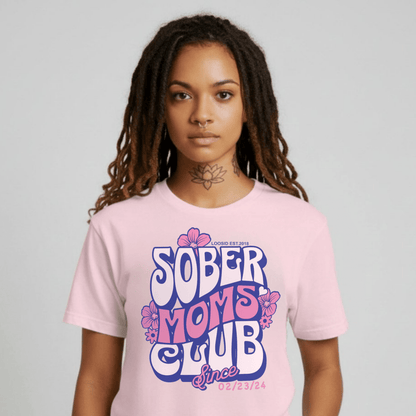 Sober Moms Sober T Shirt lifestyle view (view 15)