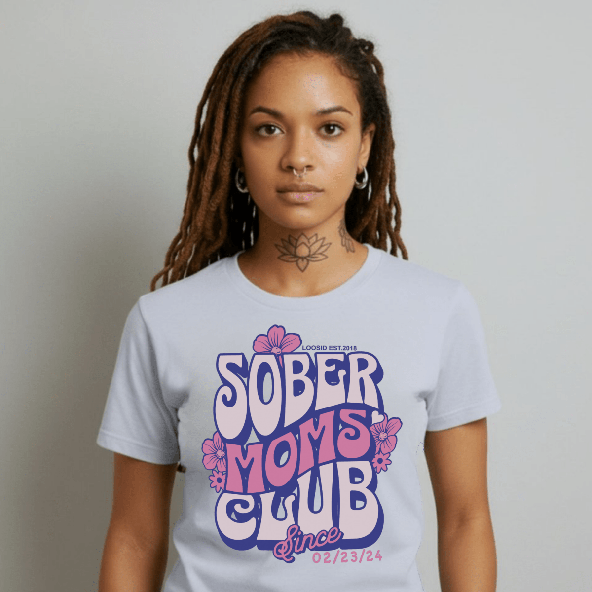 Sober Moms Sober T Shirt fit detail (view 9)