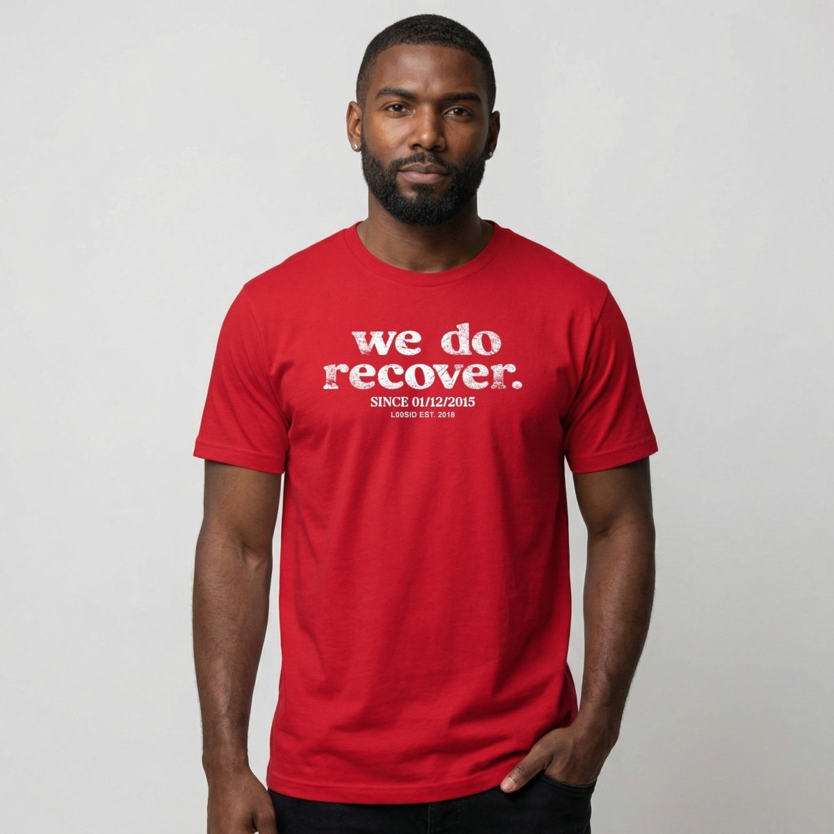 Sober T Shirt | Men's We Do Recover Tee