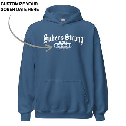 Recovery Hoodie | Women's Old School Sober & Strong