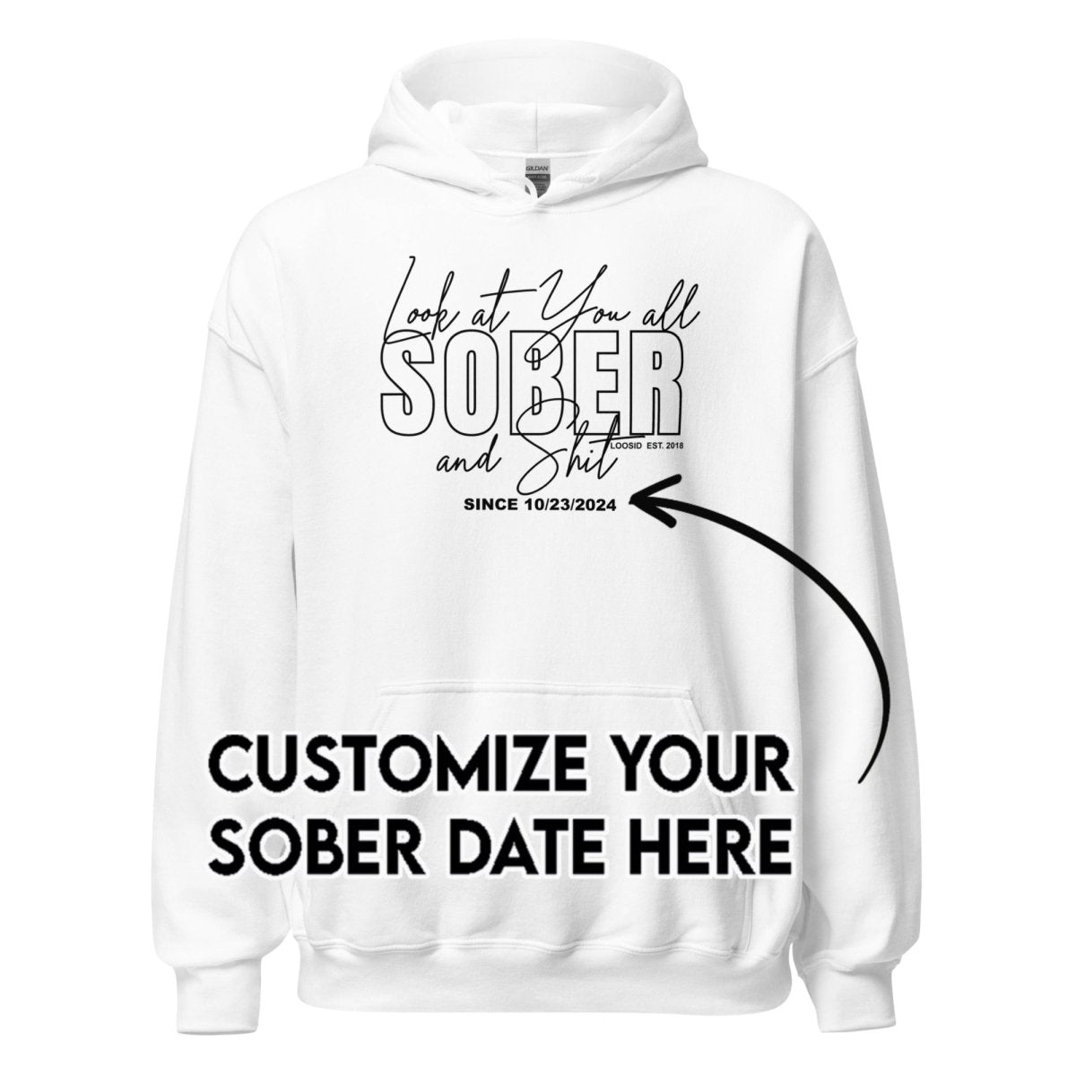 Recovery Hoodie | Men's Look at You Sober and Sh*t