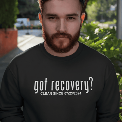Loosid Got Recovery Long Sleeve Sober T Shirt featuring the design