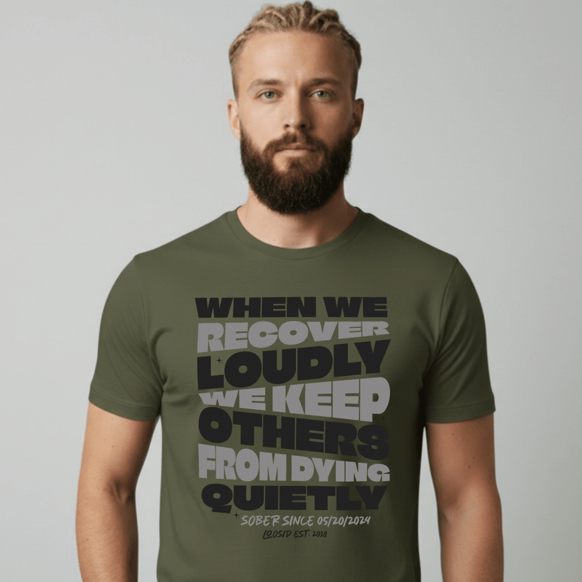When We Recover Loudly Men's T-shirt