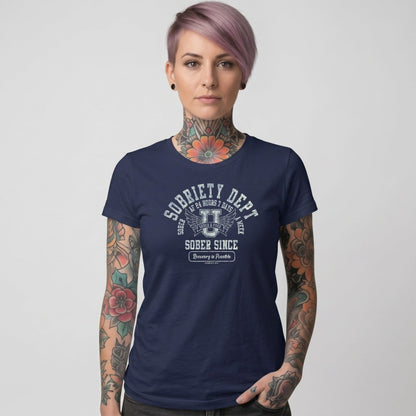 Sober T Shirt | Women's Sobriety Dept 24/7