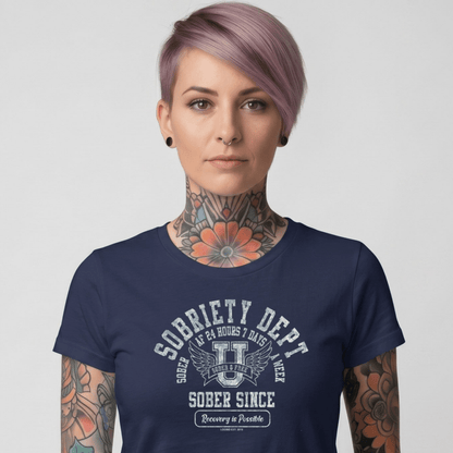Sober T Shirt | Women's Sobriety Dept 24/7