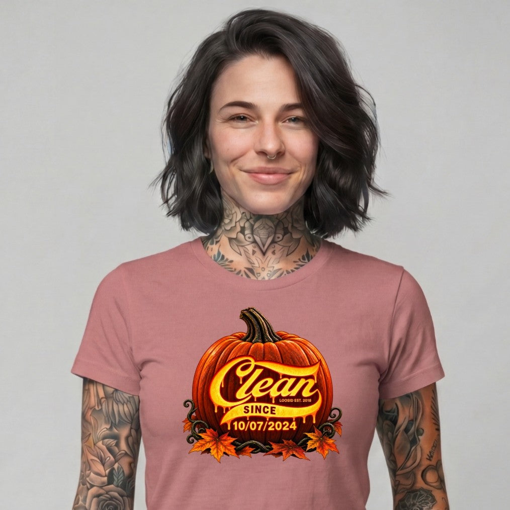 Clean T Shirt | Women's Clean Since Pumpkin