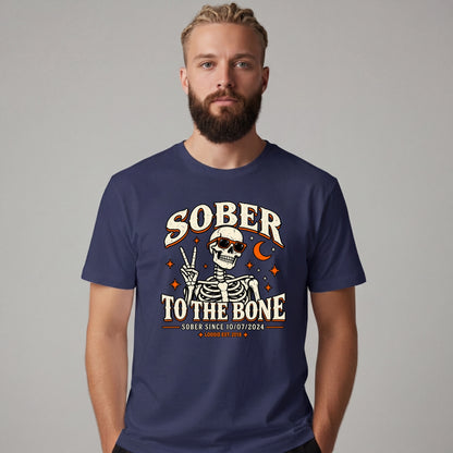 Sober T Shirt | Men's Sober To The Bone