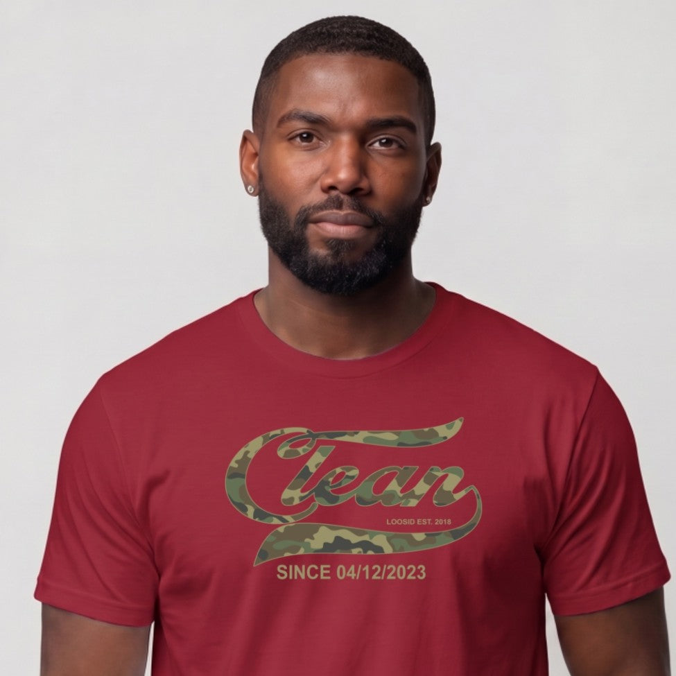 Clean T Shirt | Men's Clean Since Camo
