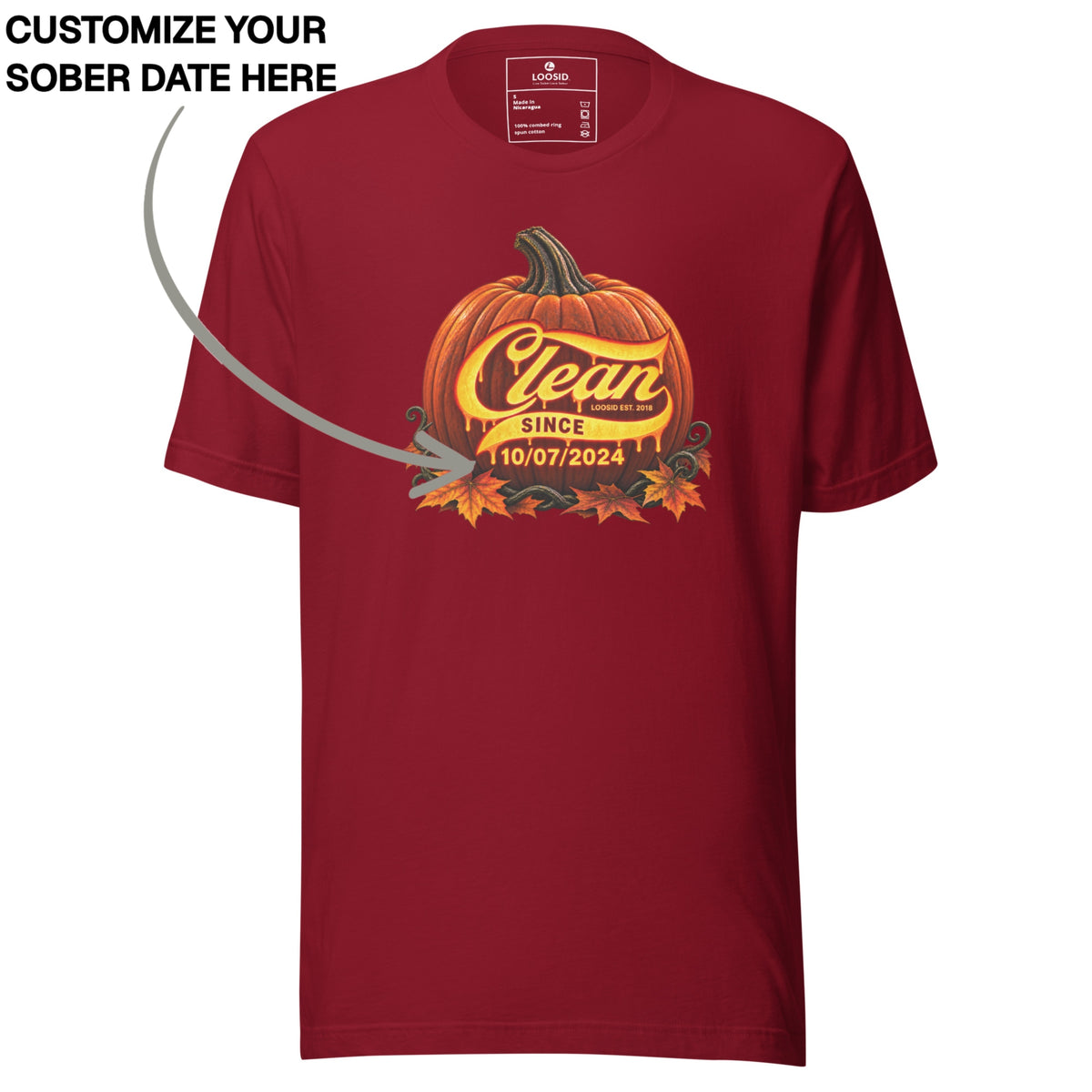 Clean T Shirt | Men's Clean Since Pumpkin