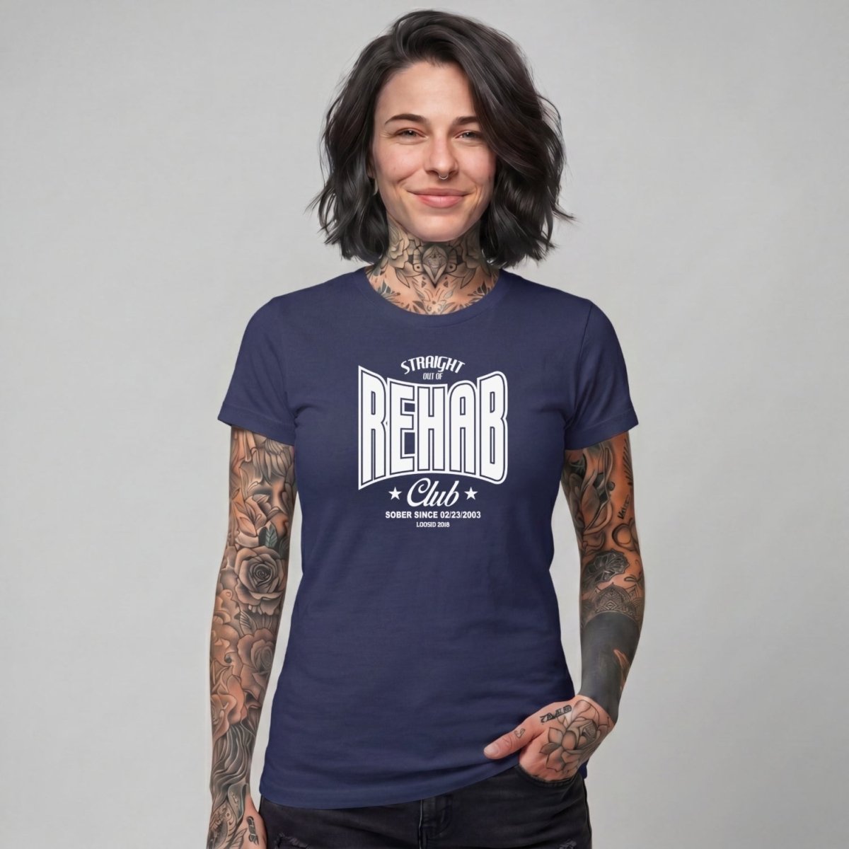 Sober T Shirt | Women's Straight Outta Rehab