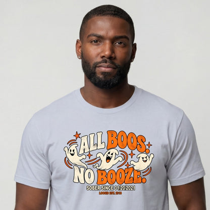 Sober T Shirt | Men's All Boos No Booze