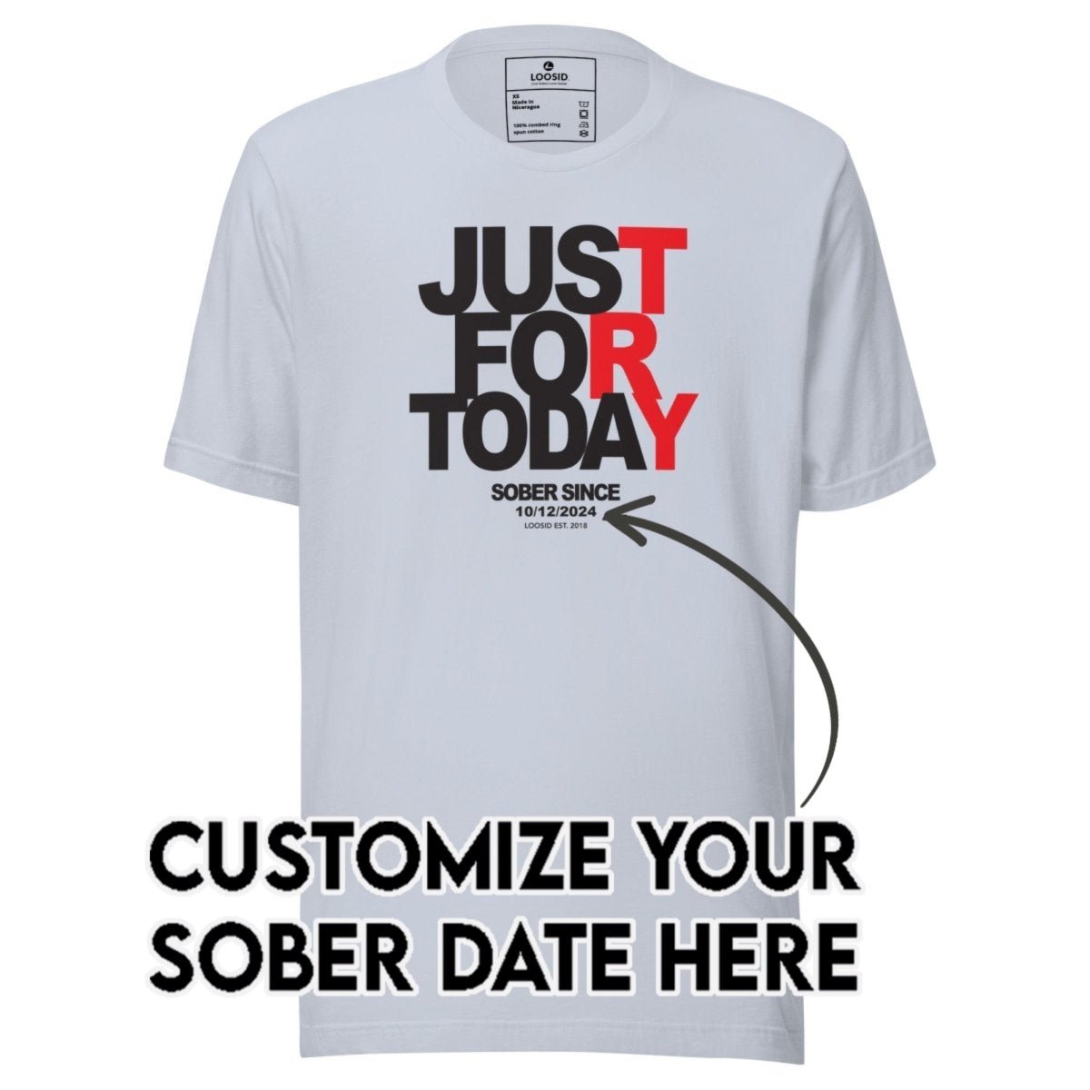 Sober T Shirt | Men's Just For Today
