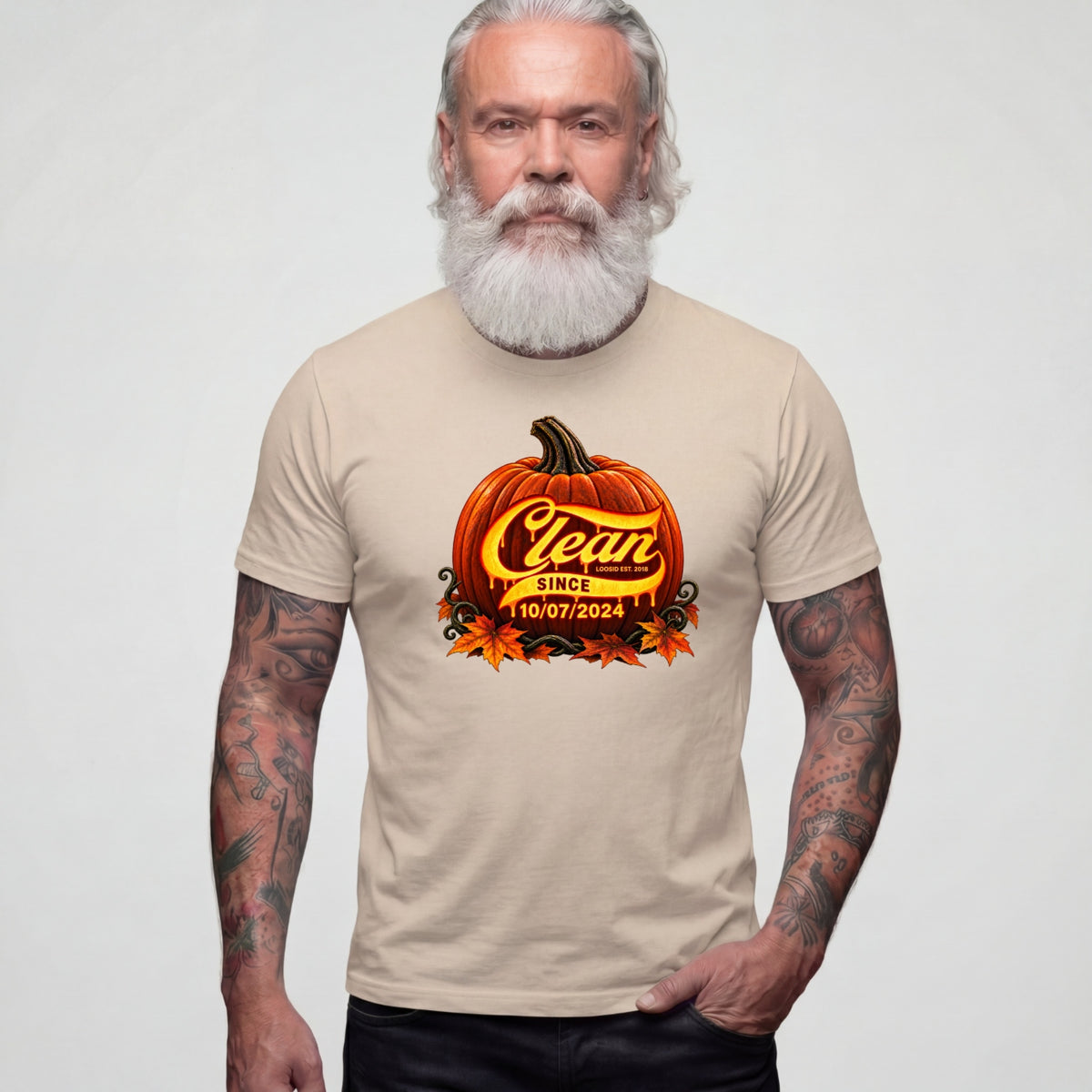 Clean T Shirt | Men's Clean Since Pumpkin
