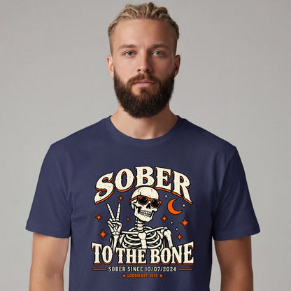 Sober T Shirt | Men's Sober To The Bone