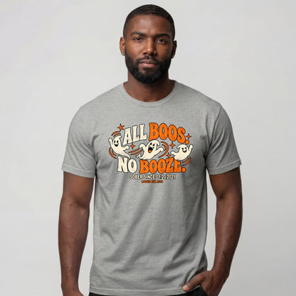 Sober T Shirt | Men's All Boos No Booze