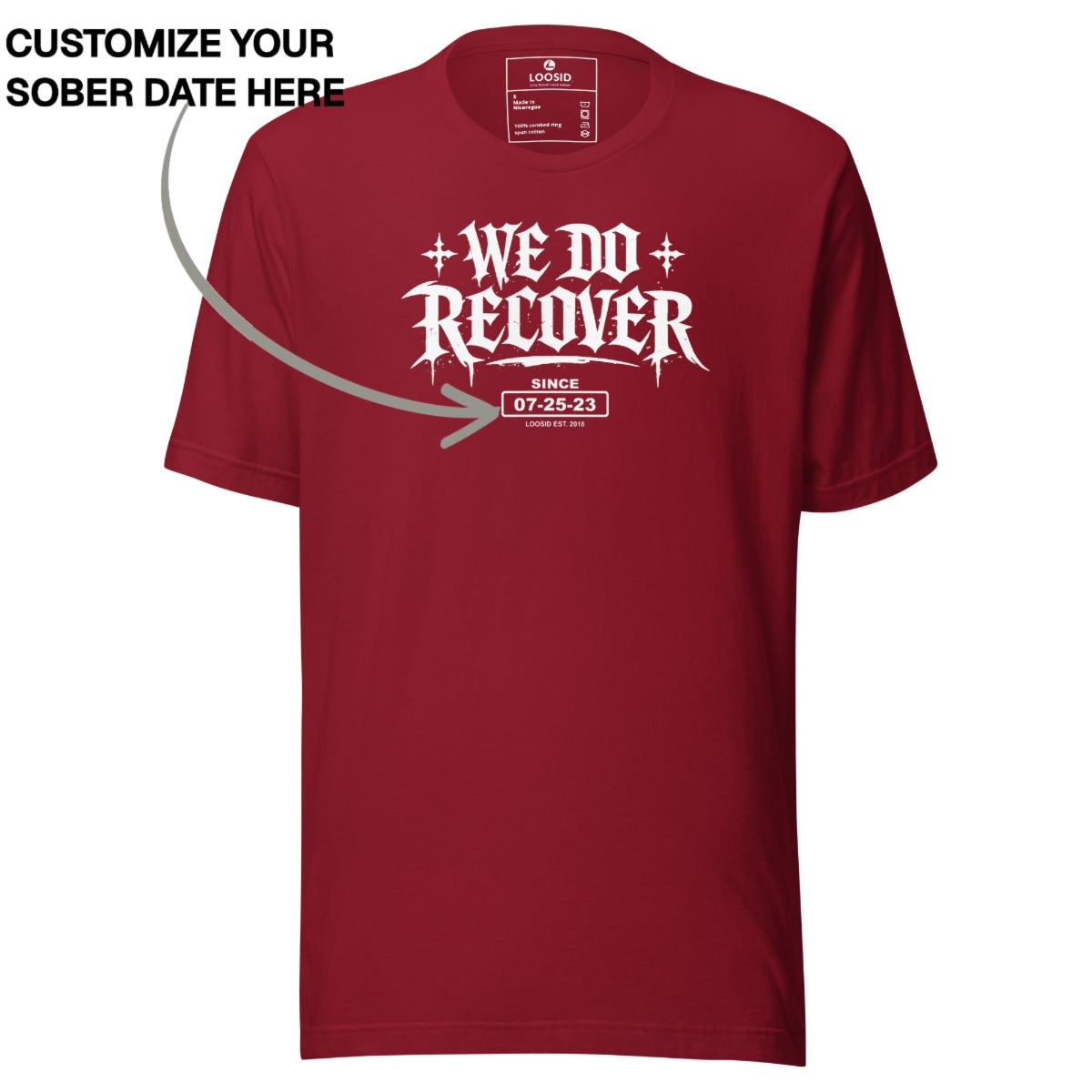 Sober T Shirt | Men's We Do Recover Stand Together