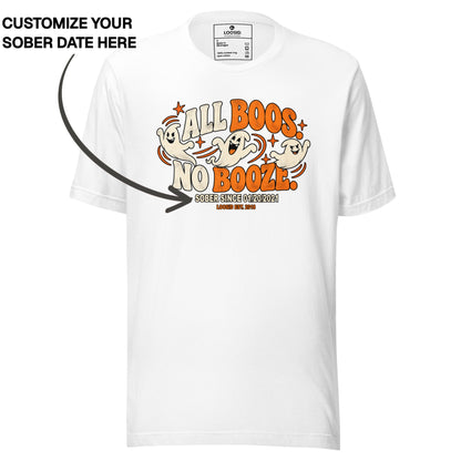 Sober T Shirt | Women's All Boos No Booze