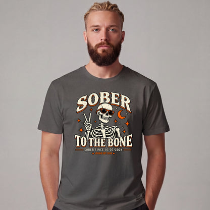 Sober T Shirt | Men's Sober To The Bone