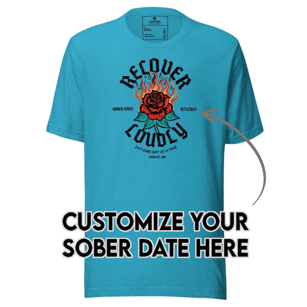 Sober T Shirt | Women's Recover Loudly