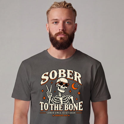 Sober T Shirt | Men's Sober To The Bone