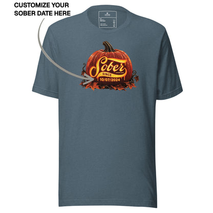 Sober T Shirt | Women's Sober Since Pumpkin