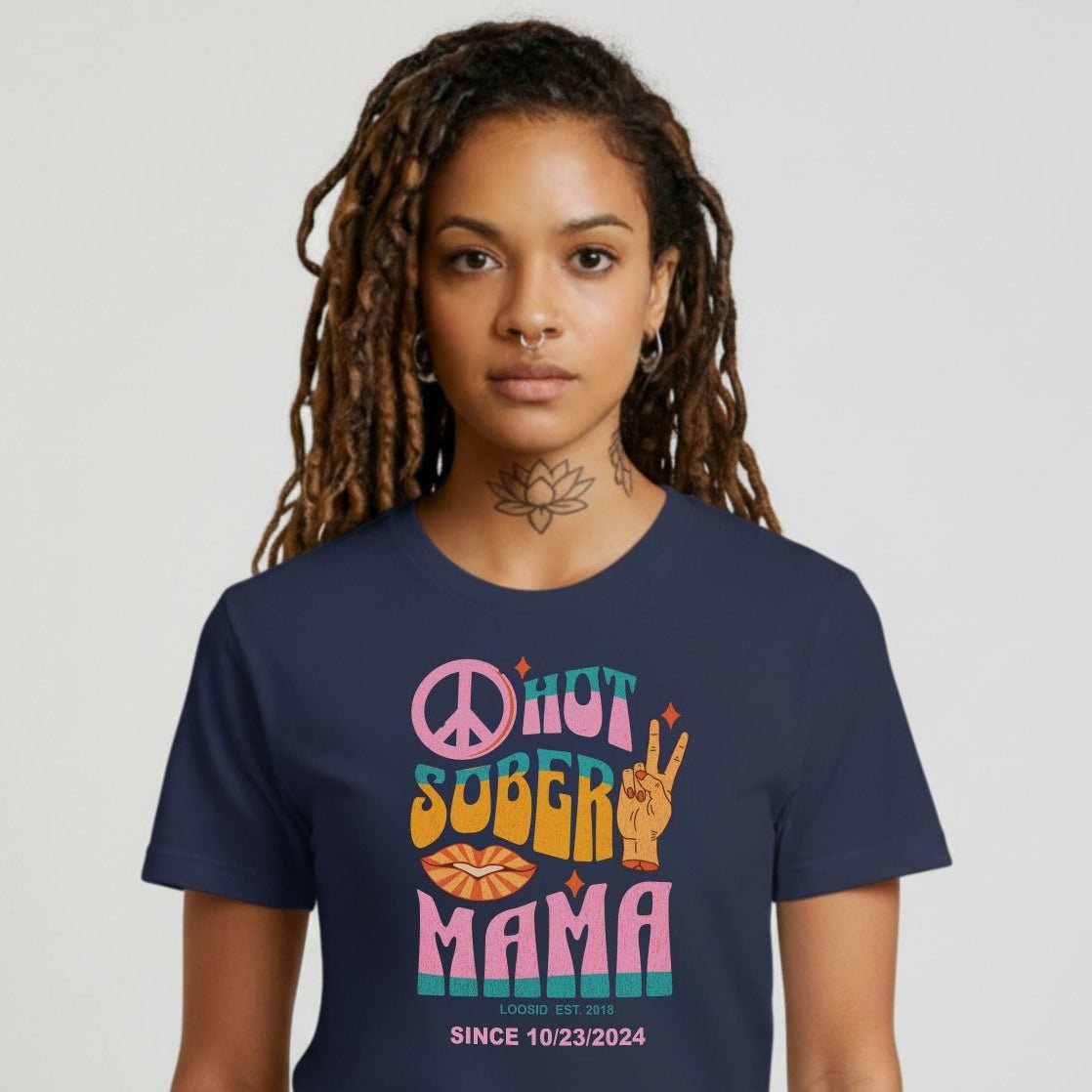 Hot Sober Mama Sober T Shirt product photo (view 10)