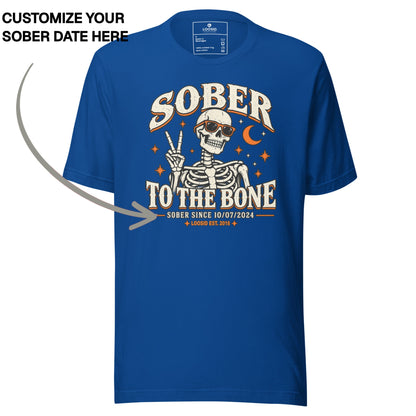 Sober T Shirt | Men's Sober To The Bone