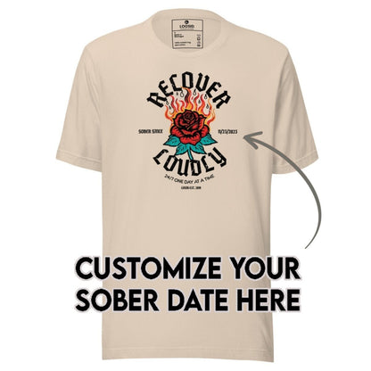 Sober T Shirt | Men's Recover Loudly