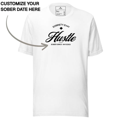 Sober T Shirt | Men's Sobriety is My Hustle
