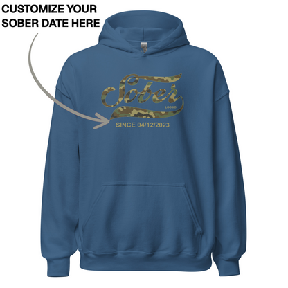 Recovery Hoodie | Men's Sober Since Camo