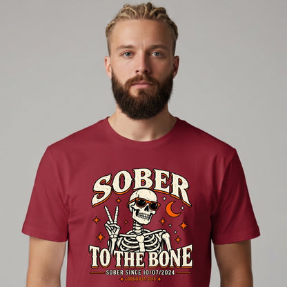 Sober T Shirt | Men's Sober To The Bone