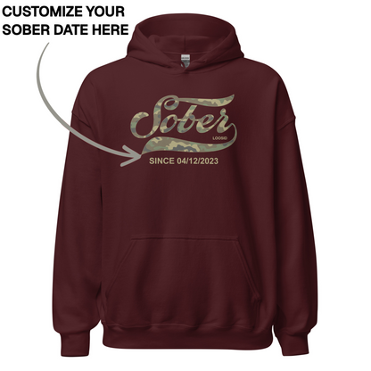 Recovery Hoodie | Men's Sober Since Camo