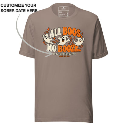 Sober T Shirt | Men's All Boos No Booze