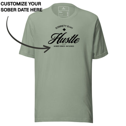 Sober T Shirt | Women's Sobriety is My Hustle