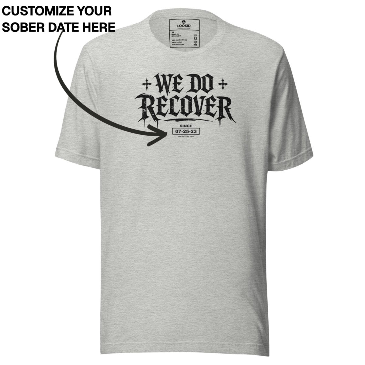 Sober T Shirt | Men's We Do Recover Stand Together